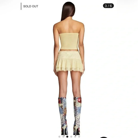 I.AM.GIA Demi Corset In Yellow NEW Sold Out Trending Size S - Picture 3 of 6